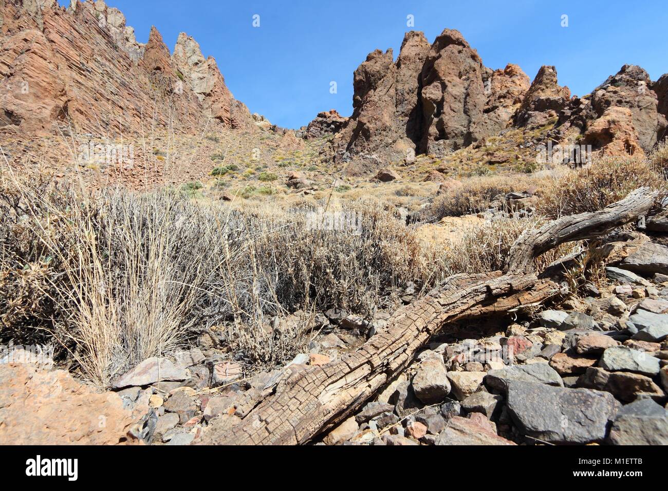 Tenerife, Canary Islands, Spain. Roques de Garcia - rock formations in ...
