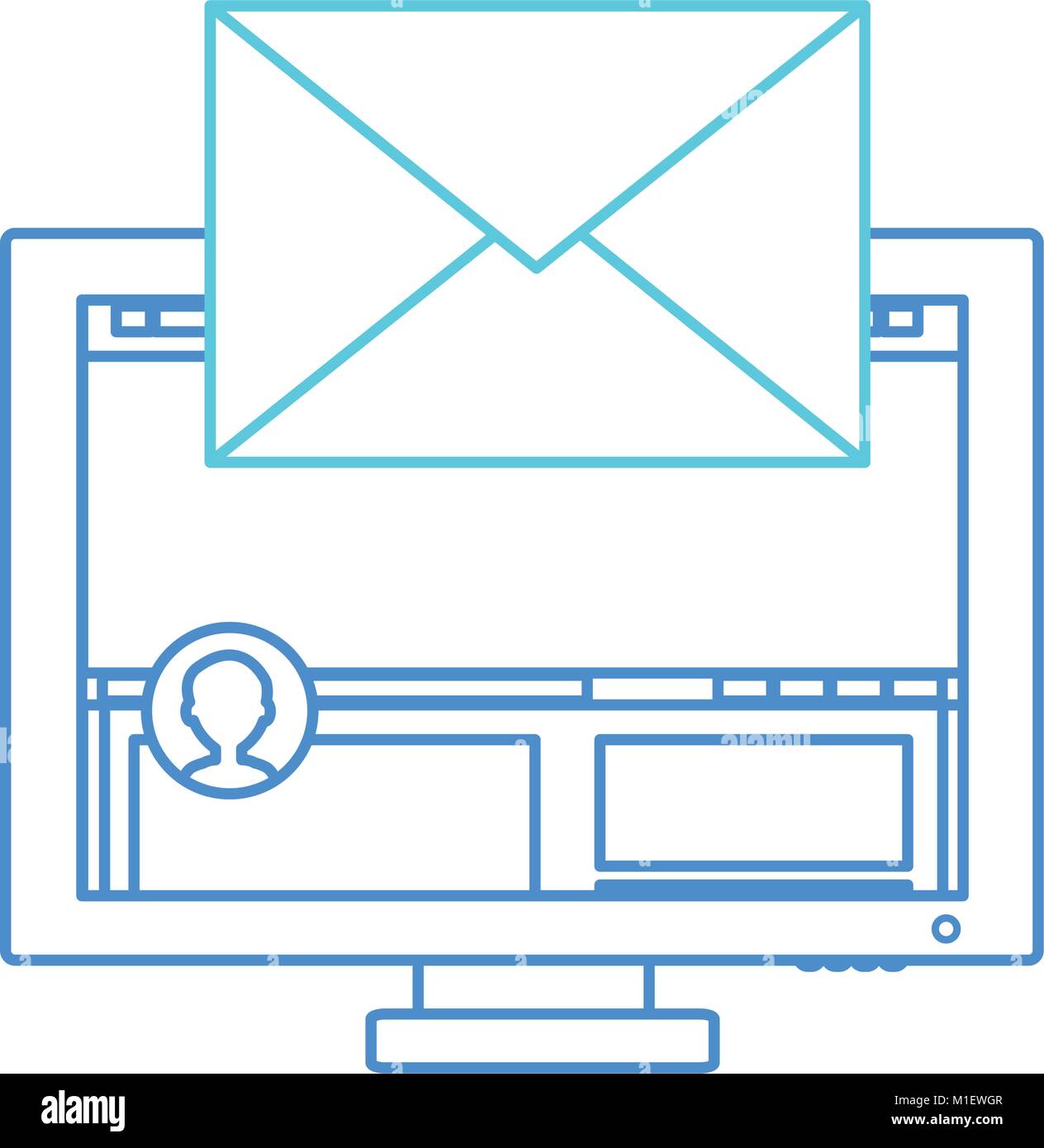 Isolated computer design Stock Vector Image & Art - Alamy