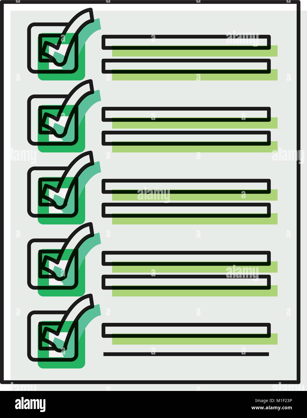 checklist vector illustration Stock Vector Image & Art - Alamy