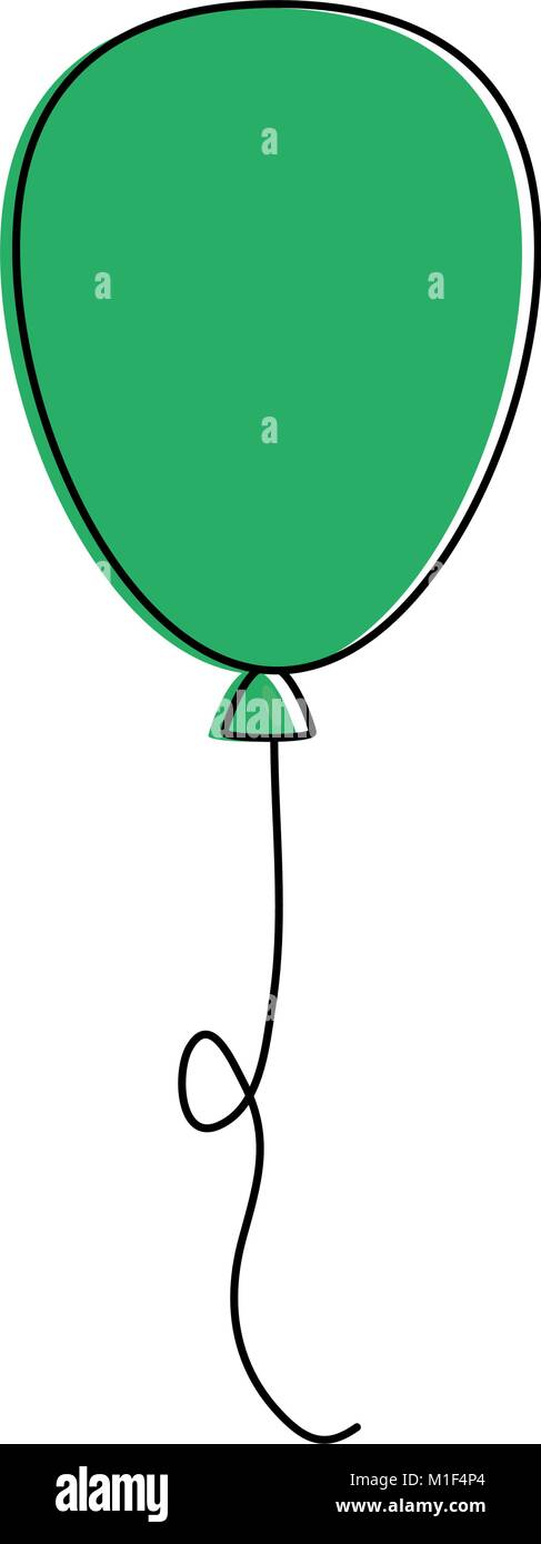 balloon air party decorative Stock Vector Image & Art - Alamy