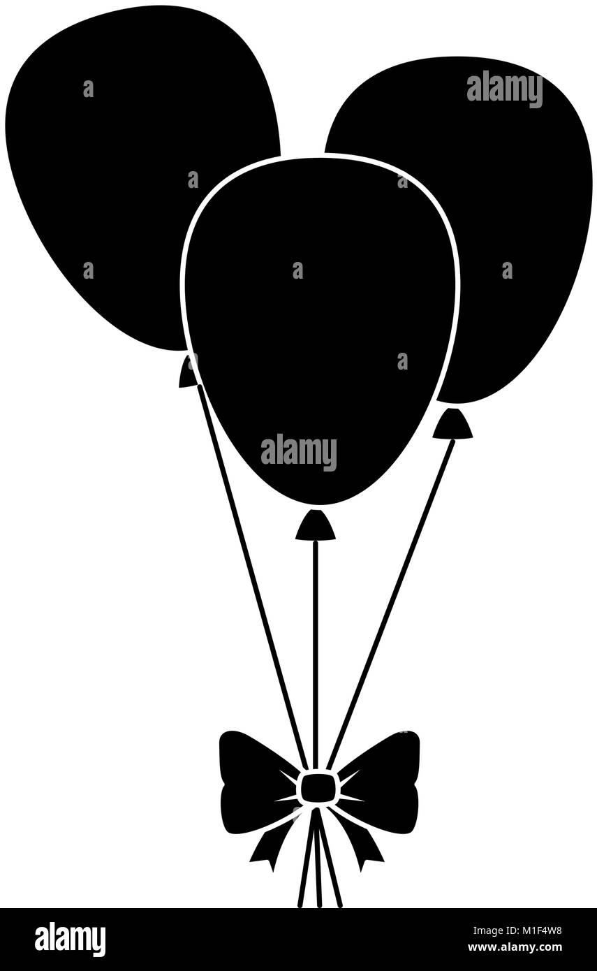 balloons air party decorative Stock Vector Image & Art - Alamy