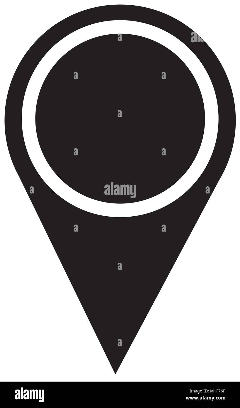 map pointer location navigation icon Stock Vector Image & Art - Alamy