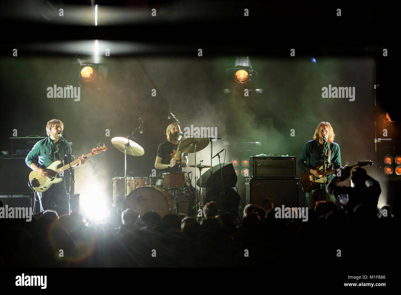 The Norwegian rock band BigBang performs a live concert at USF Verftet in Bergen. Norway, 18/12 2014. Stock Photo