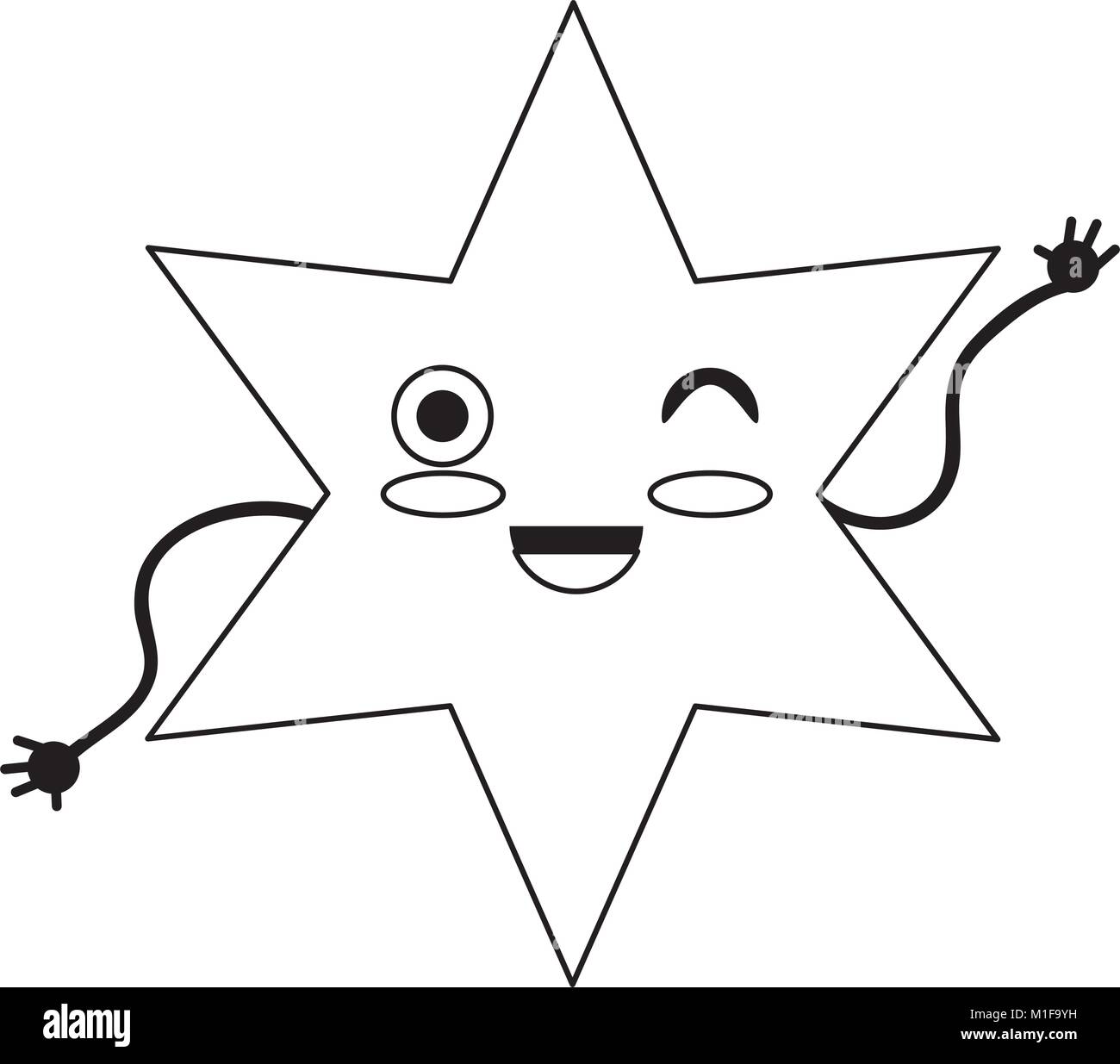 kawaii star icon Stock Vector Image &amp; Art - Alamy