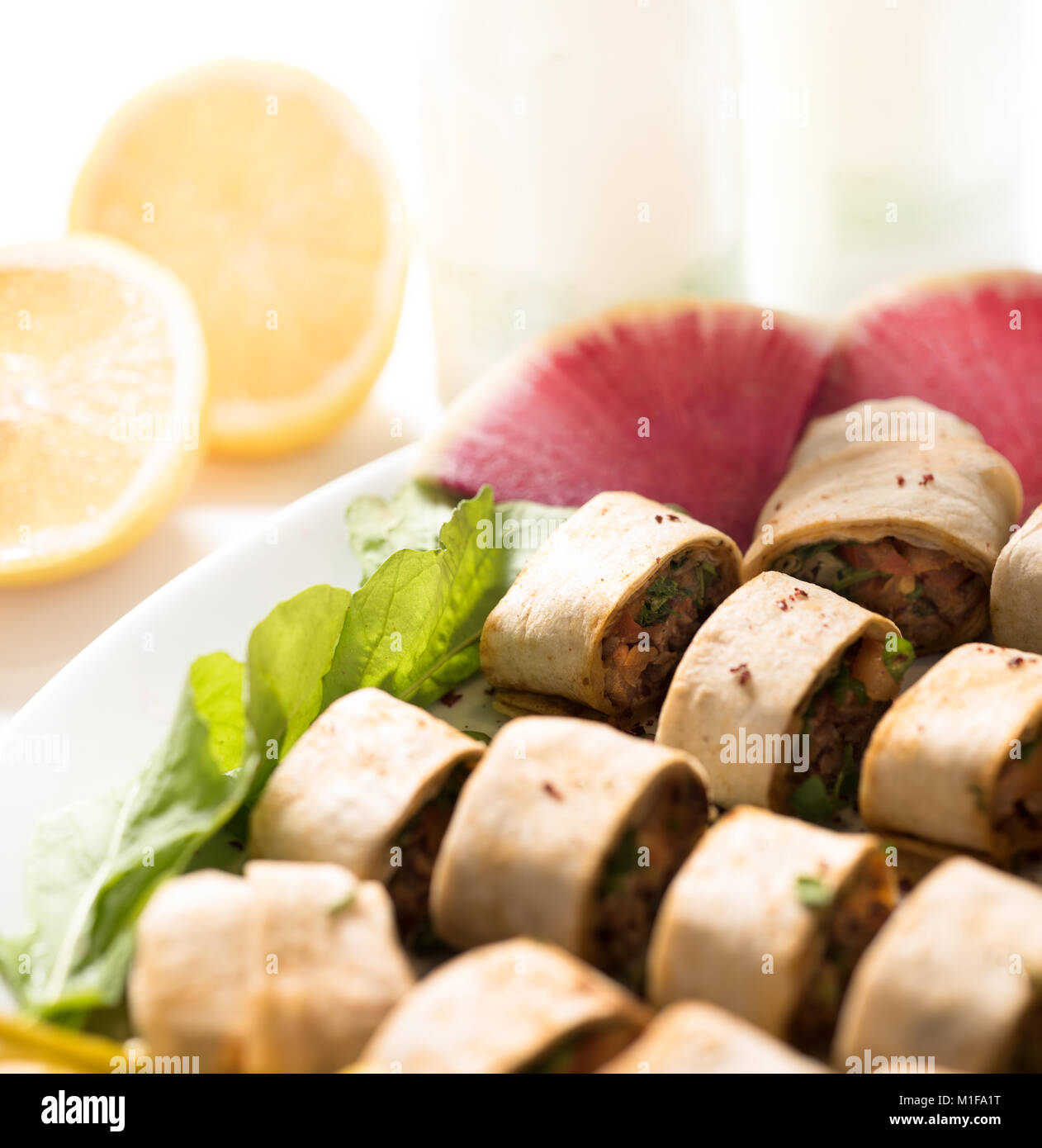 Mersin Tantuni kebab Stock Photo