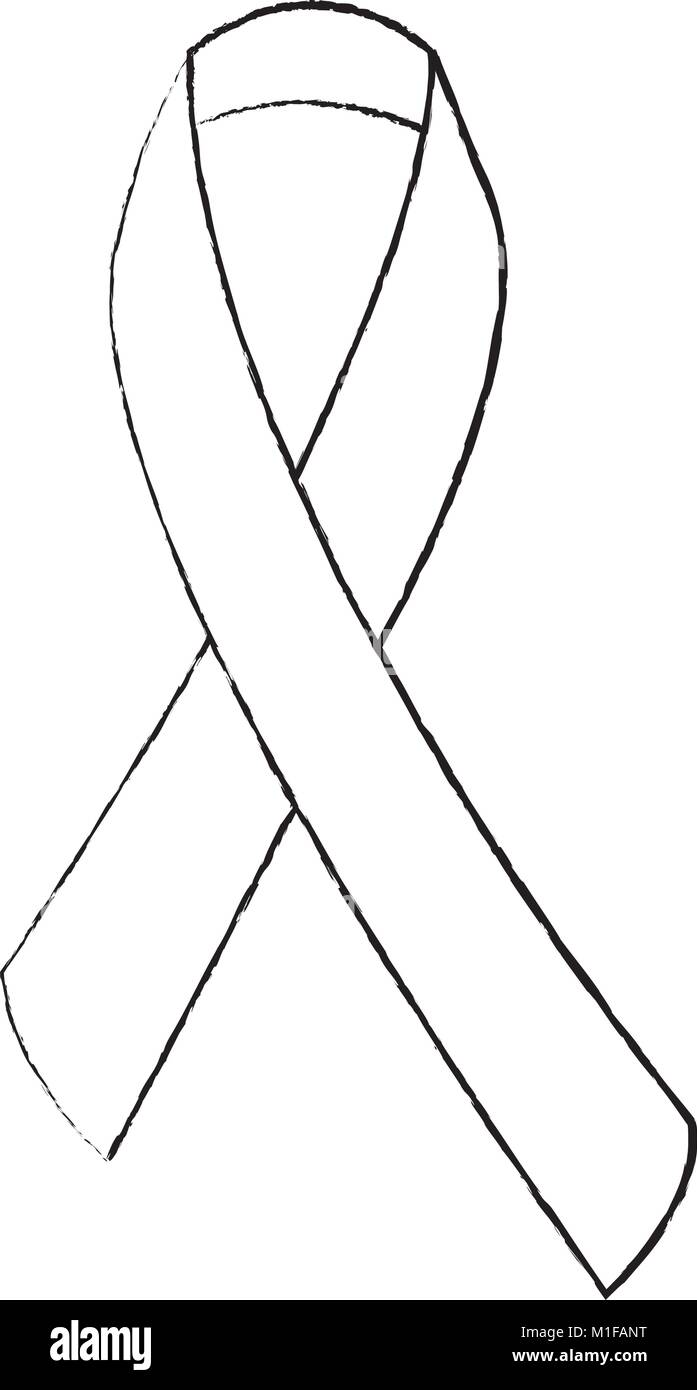 crossed ribbon symbol emblem support Stock Vector Image & Art Alamy