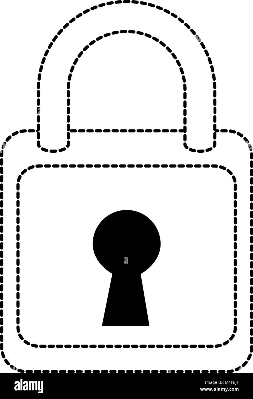 safe secure padlock icon Stock Vector Image & Art - Alamy
