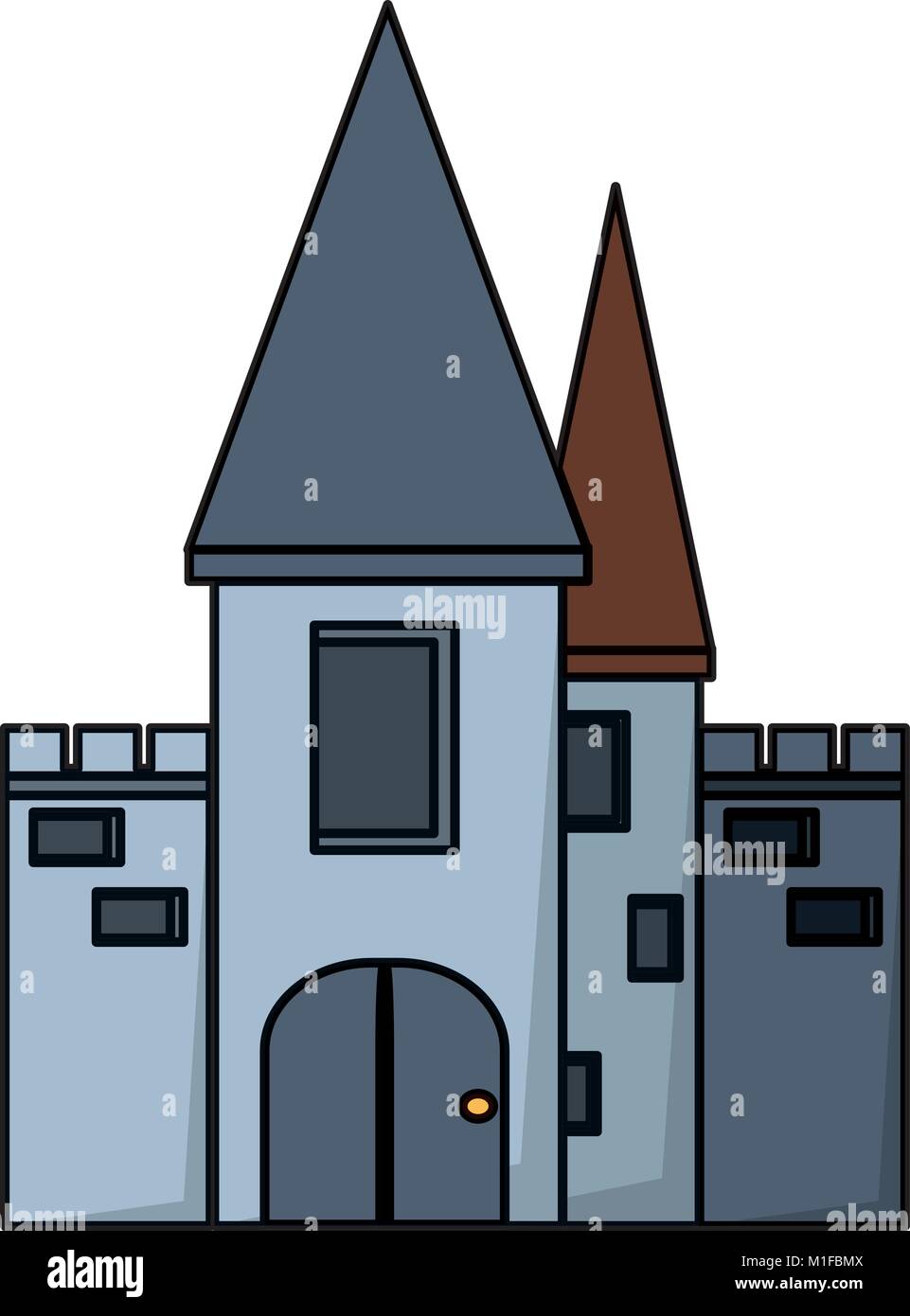 Medieval castle icon Stock Vector Image & Art - Alamy