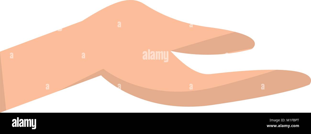human hand extended open help gesture Stock Vector Image & Art Alamy