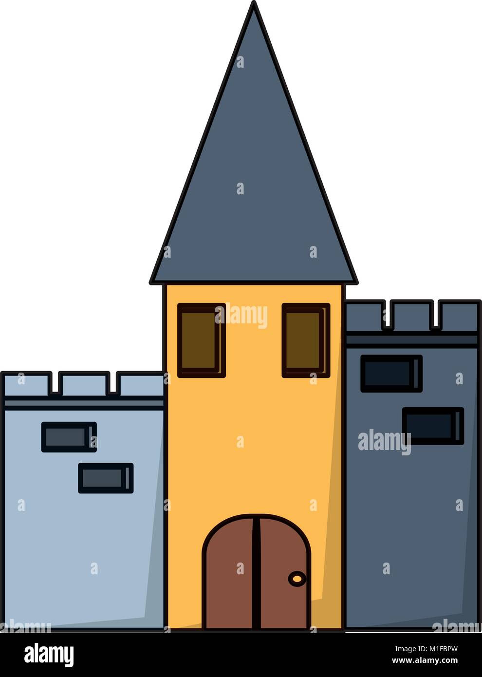 Medieval castle icon Stock Vector Image & Art - Alamy