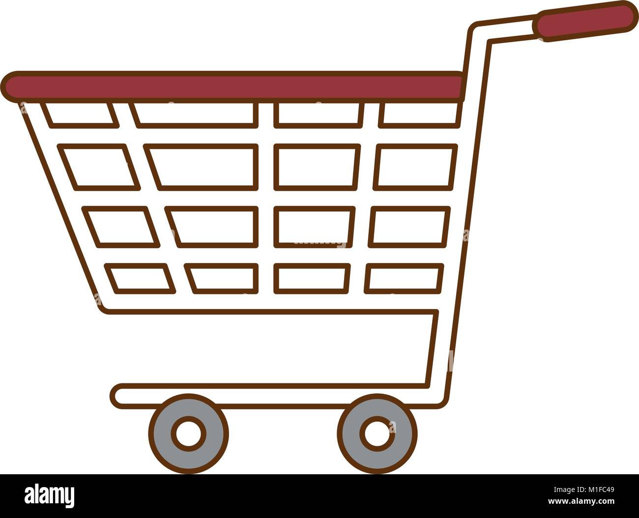 shopping cart isolated icon Stock Vector Image & Art - Alamy