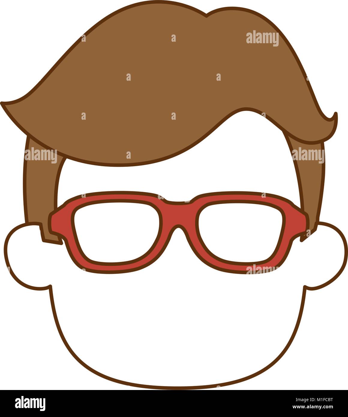 young man head avatar character Stock Vector Image & Art - Alamy