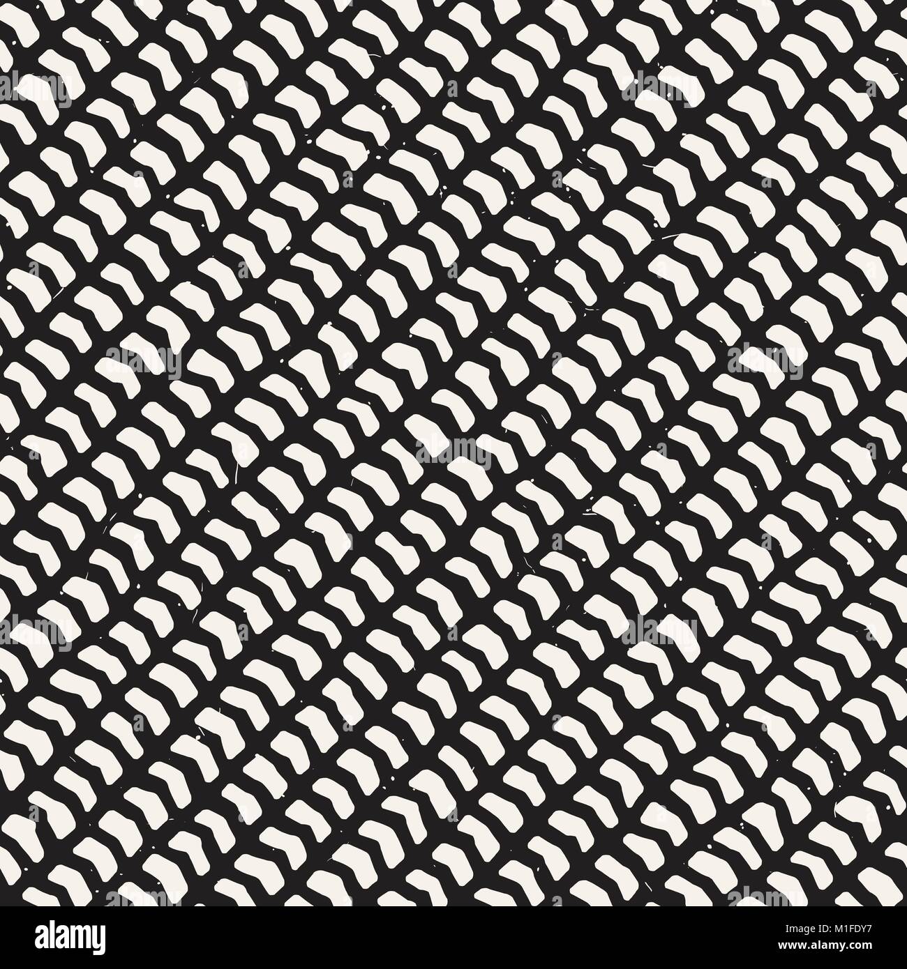 Hand drawn style seamless pattern. Abstract geometric tiling background ...