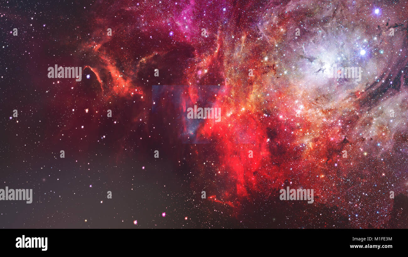 Universe filled with stars, nebula and galaxy. Elements of this image ...
