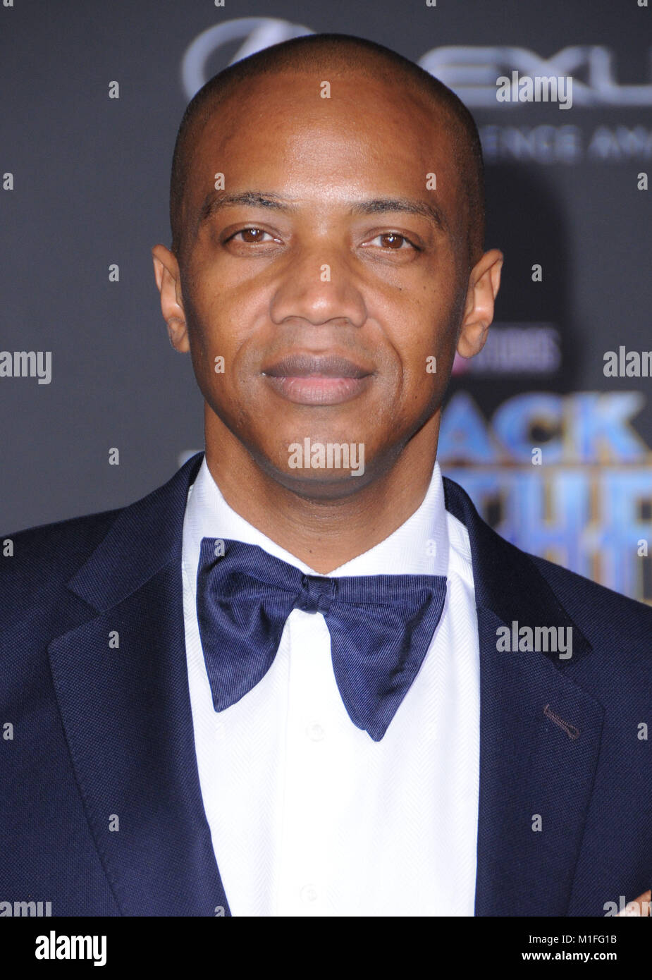 Hollywood, CA, USA. 29th Jan, 2018. J. August Richards. Marvel Studios' ''Black Panther'' World Premiere held at Dolby Theater. Credit: Birdie Thompson/AdMedia/ZUMA Wire/Alamy Live News Stock Photo