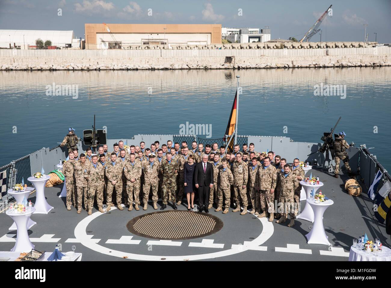 Beirut, Lebanon. 30th Jan, 2018. German President FrankWalter