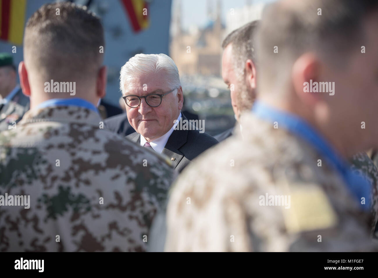 Beirut, Lebanon. 30th Jan, 2018. German President FrankWalter