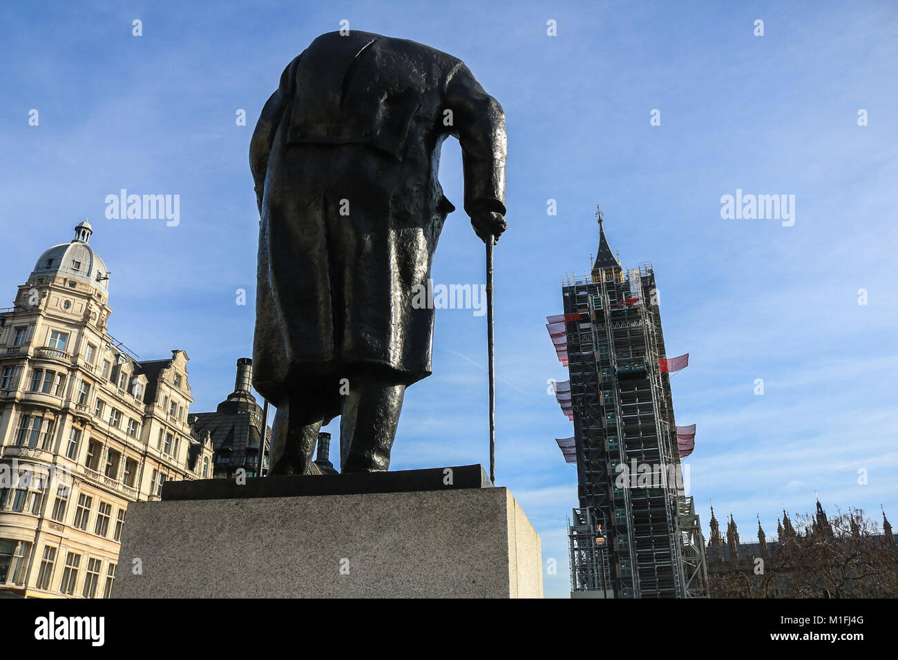 London, UK. 30th Jan, 2018. A controversial proposal for both Members of the Houses of Parliament to vacate the Palace of Westminster and move to temprary accomodation whilst the £3.5bn restoration works are carried out for six years. The Labour chair of the public accounts committee, Meg Hillier believes a comprehensive refurbishment is necessary Credit: amer ghazzal/Alamy Live News Stock Photo