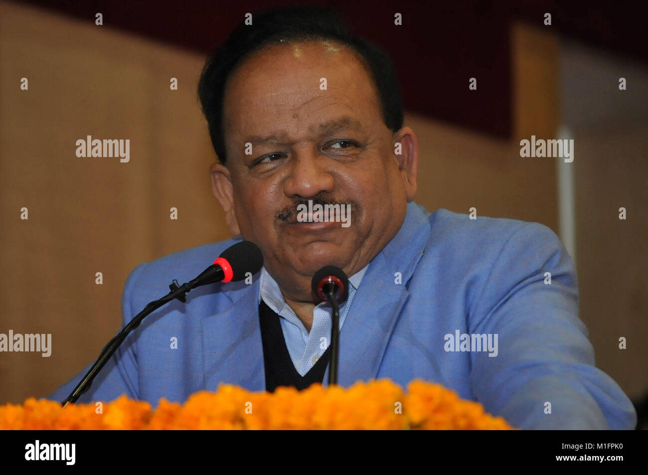 NOIDA, INDIA - JANUARY 30: Union Minister For Science And Technology ...