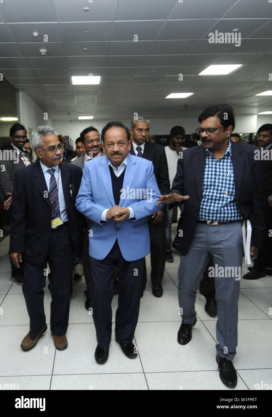 NOIDA, INDIA - JANUARY 30: Union Minister For Science And Technology ...