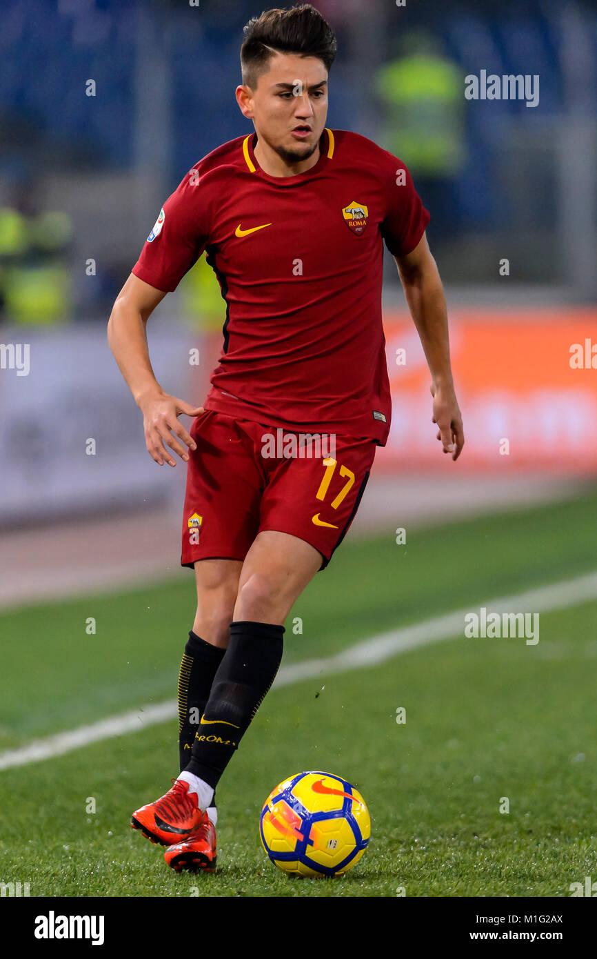 Cengiz Roma Cengiz Under Roma Roma 28-01-2018 Stadio Olimpico Football Calcio Serie ...