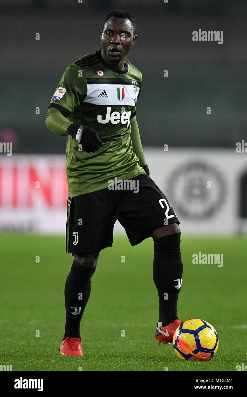 Kwadwo Asamoah Juventus Verona 27-01-2018 Stadio Bentegodi Football Stock  Photo - Alamy