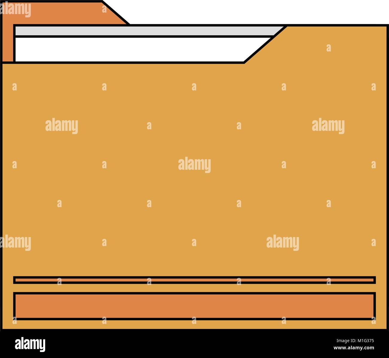 Folder database symbol Stock Vector Image & Art - Alamy