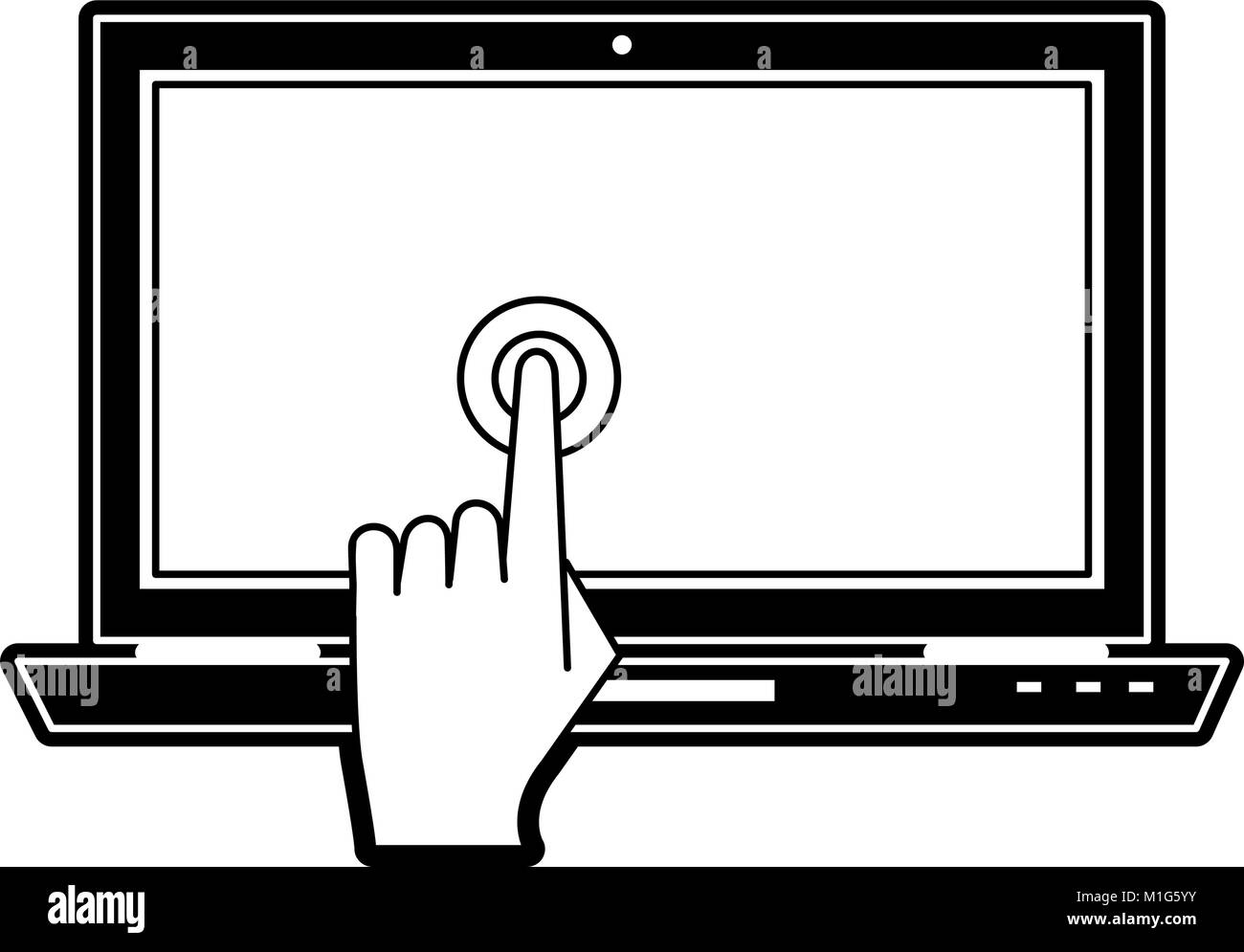 touch screen technology images clipart