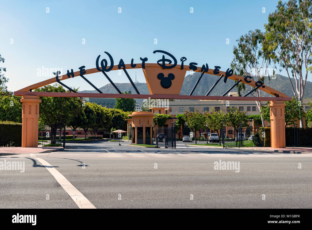 Walt Disney film studios, Los Angeles Stock Photo