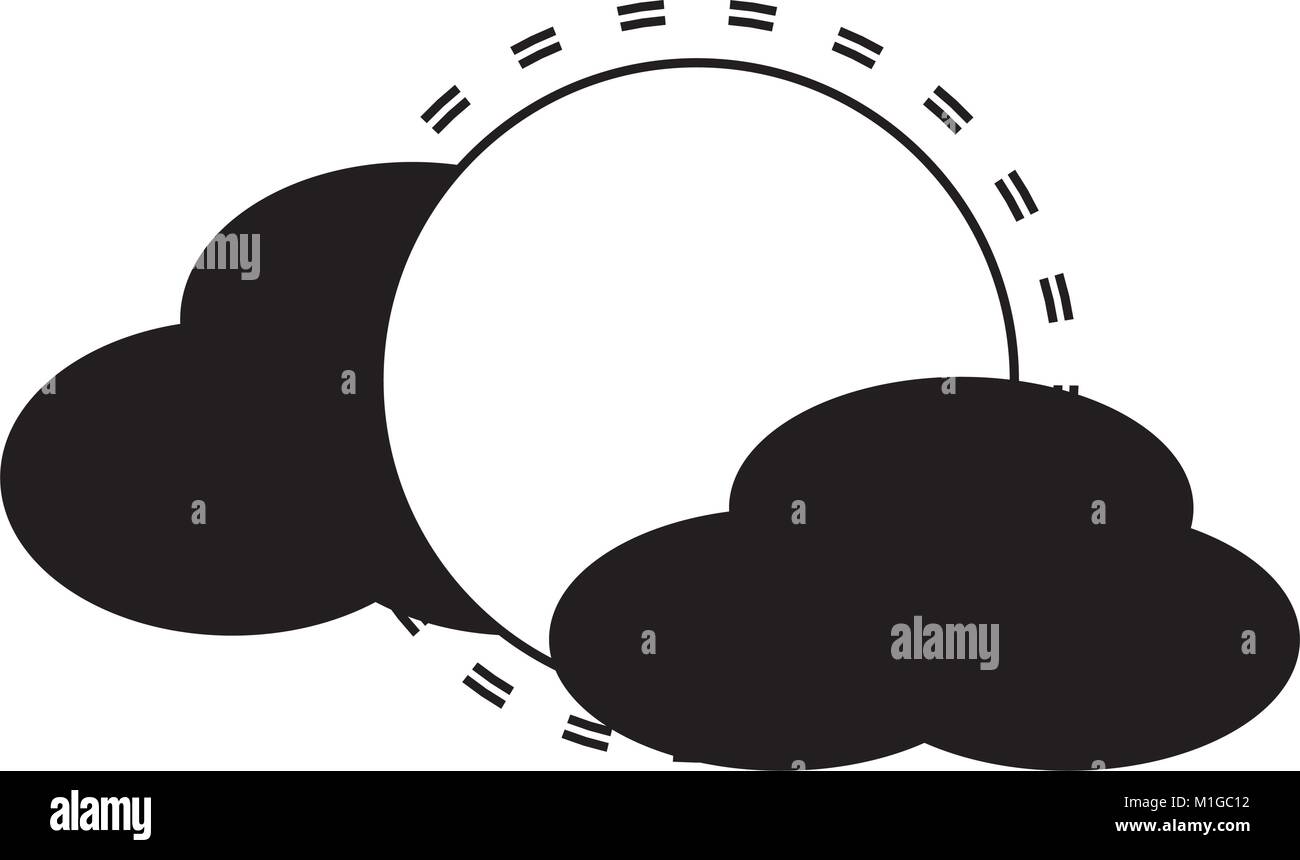 clouds and sun icon Stock Vector Image & Art - Alamy