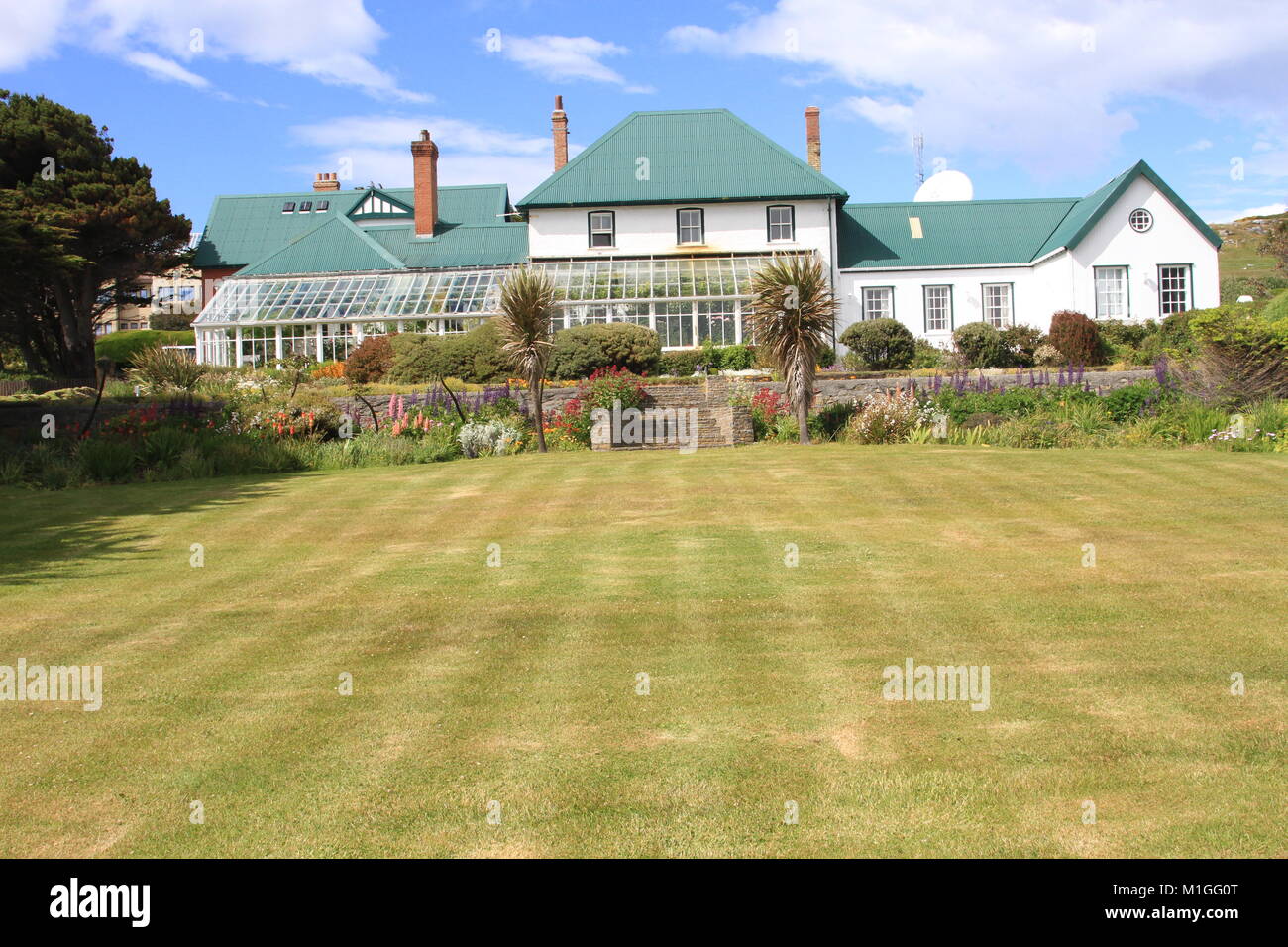 Government house stanley falkland islands hires stock photography and