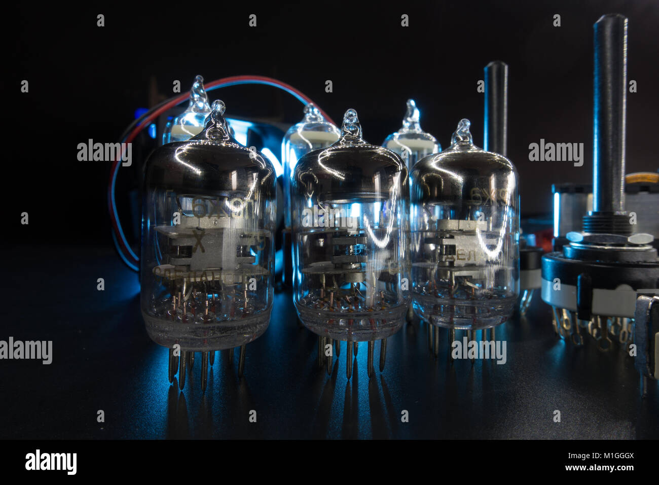 Radio electronic components Stock Photo Alamy