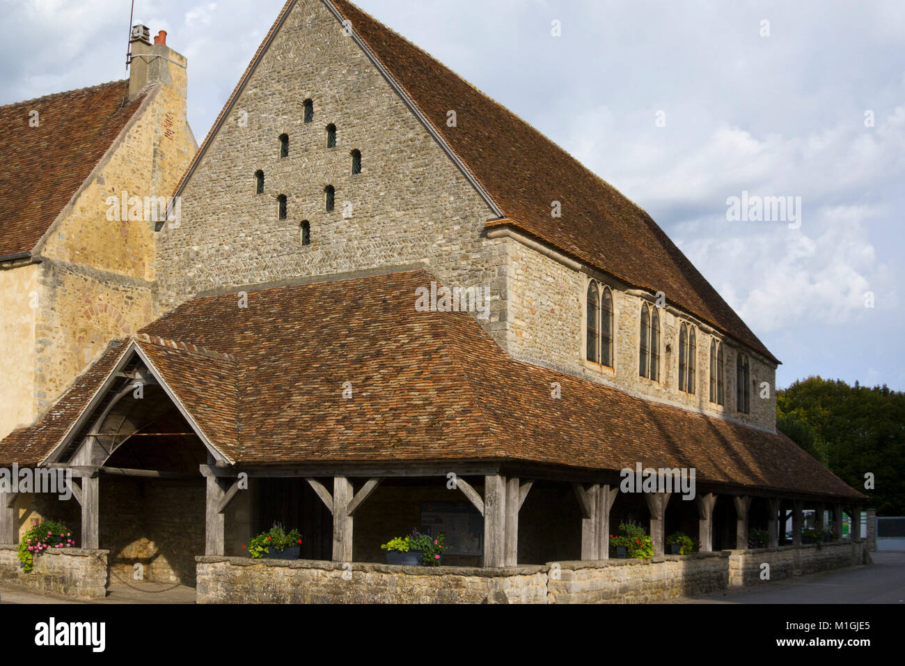 Historic architecture in Sees, Orne, Normandy, France Stock Photo