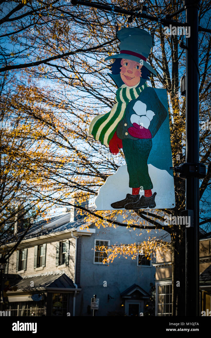 Downtown shopping area Middleburg, Virginia Stock Photo Alamy