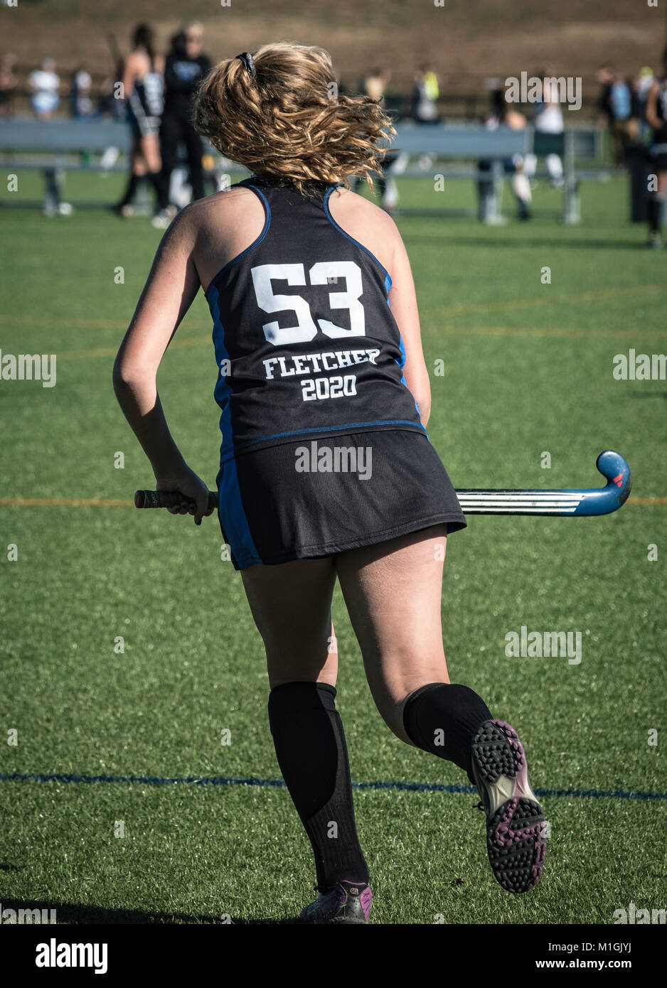 high-school-girls-field-hockey-competition-stock-photo-alamy