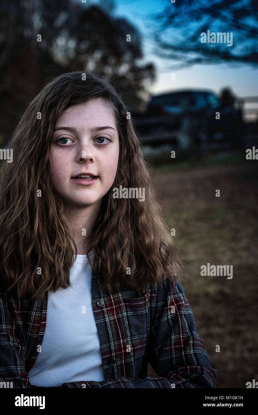 Rural Virginia horse farm Stock Photo Alamy