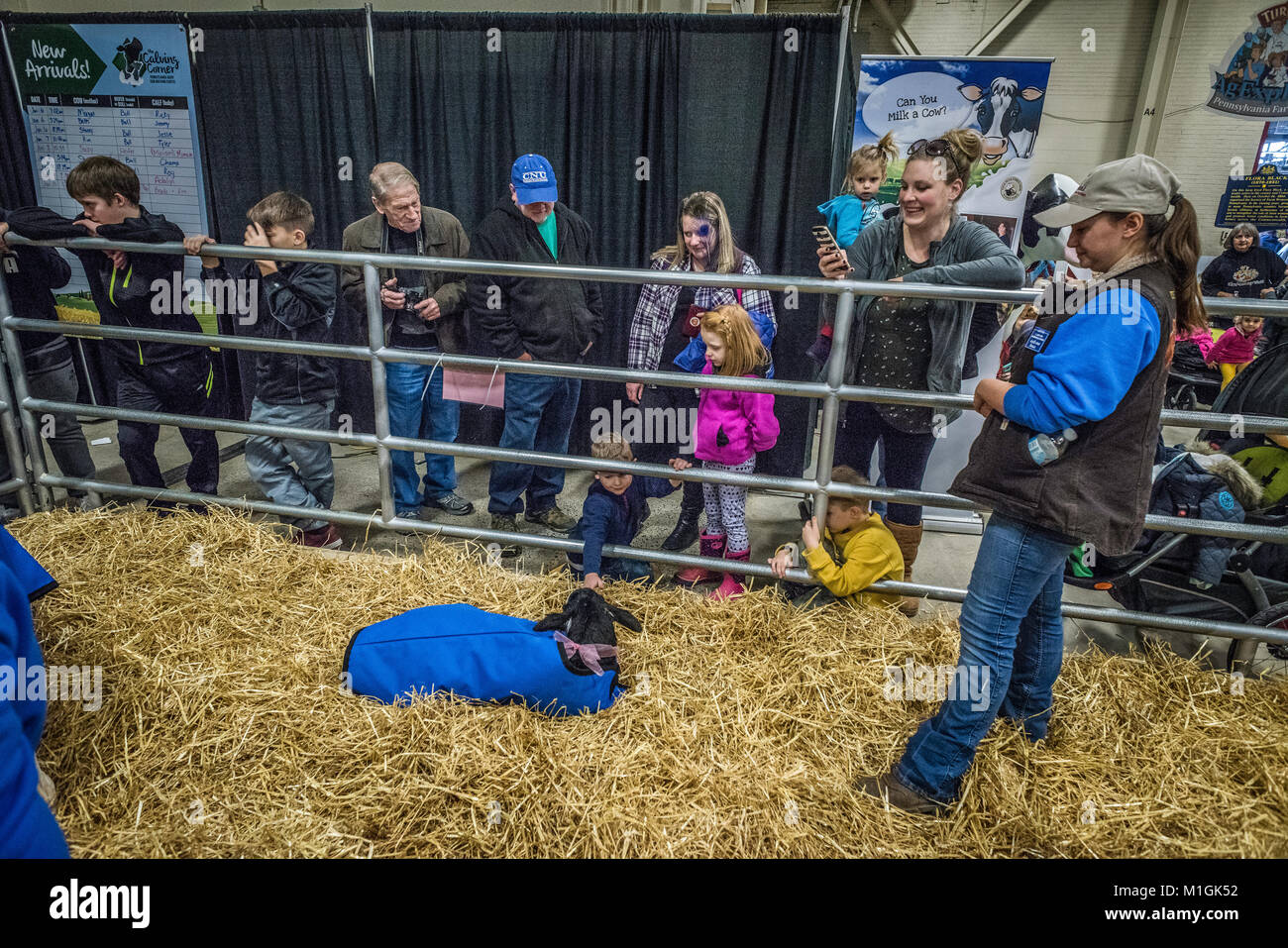 PA. FARM SHOW EXHIBITION Stock Photo Alamy