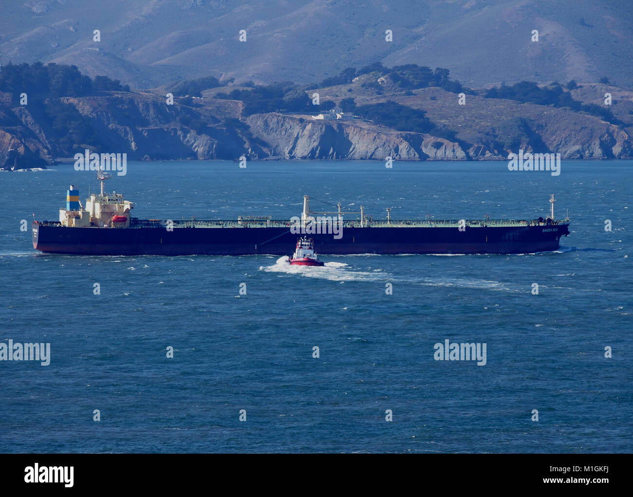 Banda Sea, crude oil tanker, San Francisco, California Stock Photo Alamy