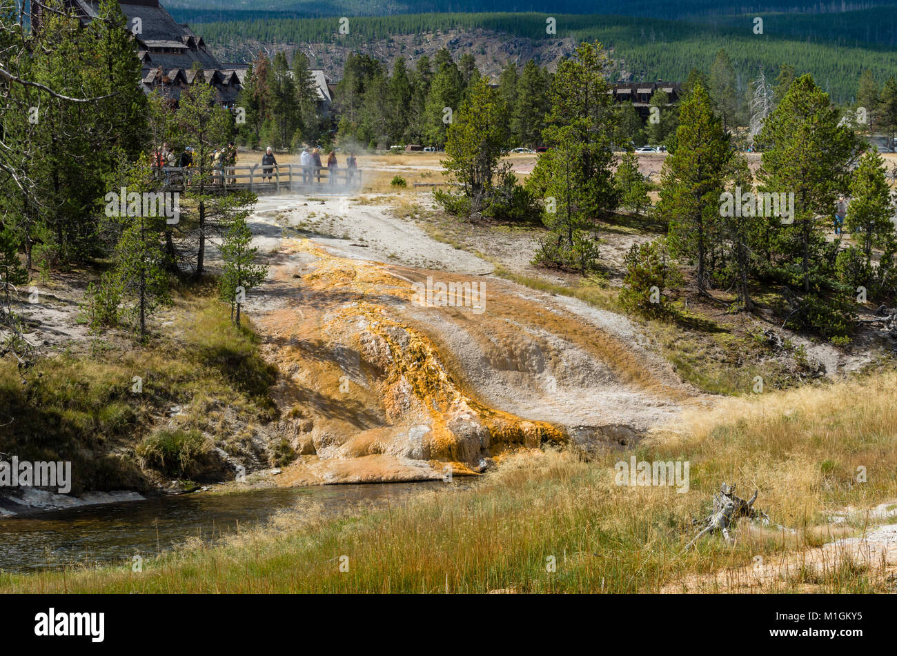 Firehole spring yellowstone hi-res stock photography and images - Alamy