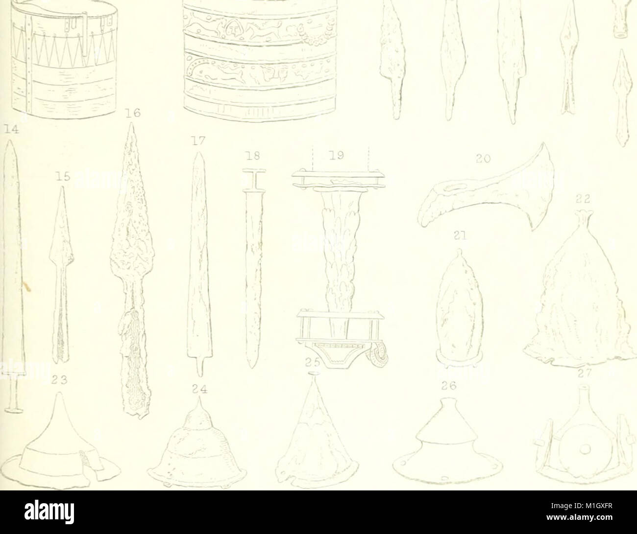 This archaeological index (1847) provides a detailed catalog of remains