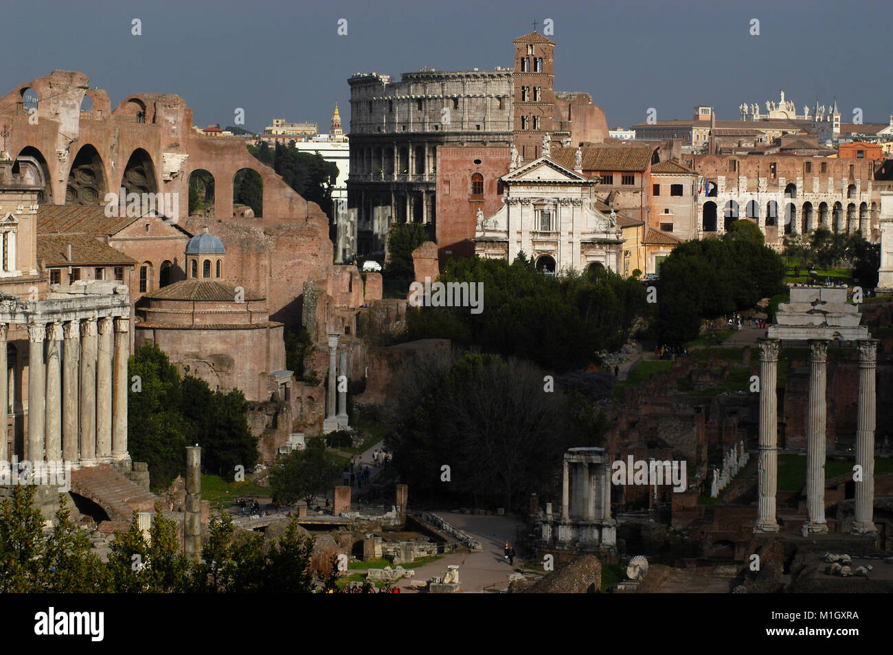 Rome, Italy. Imperial Forum. Stock Photo