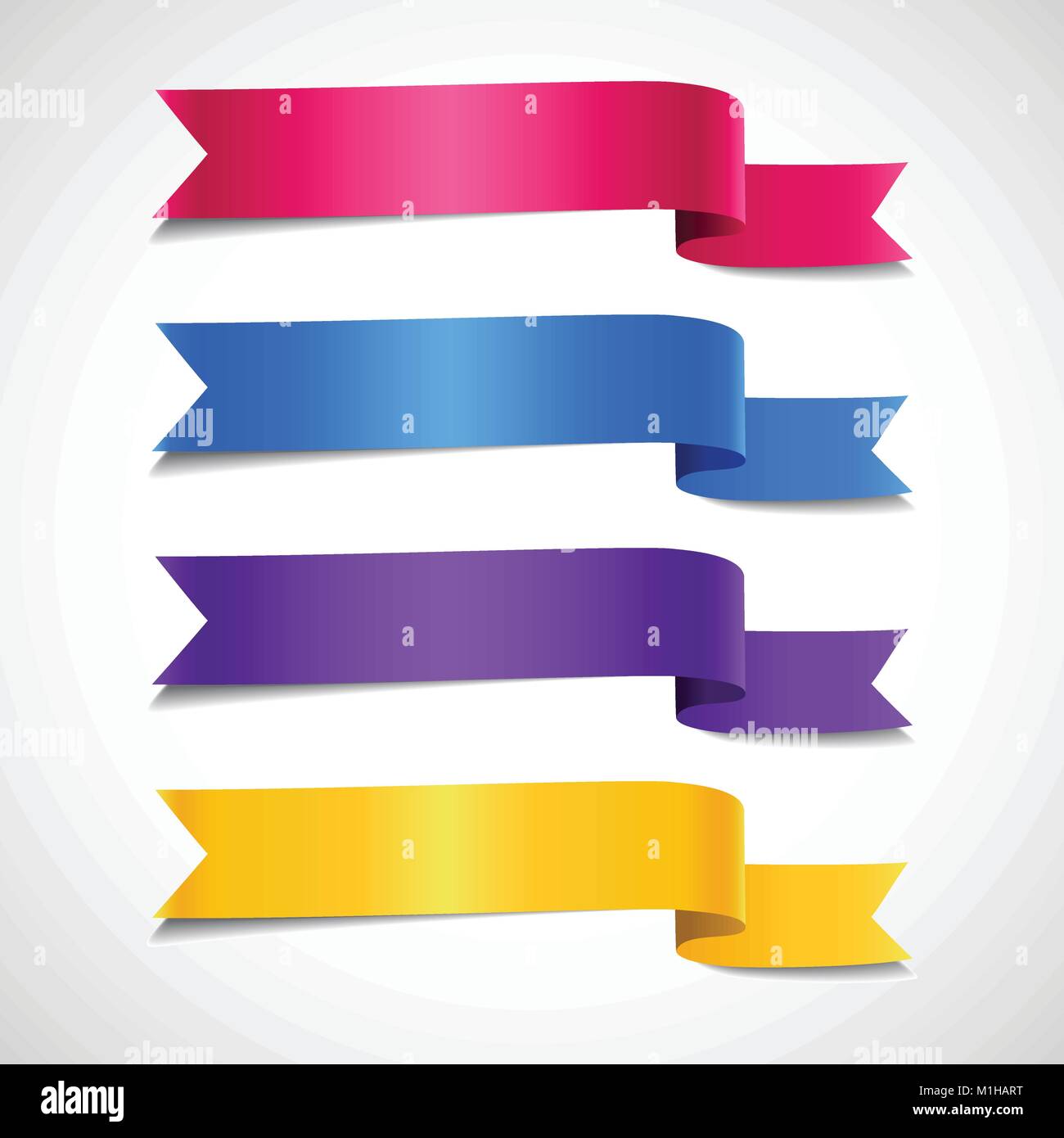 Colored decorative arrow ribbons set Stock Vector Image & Art - Alamy