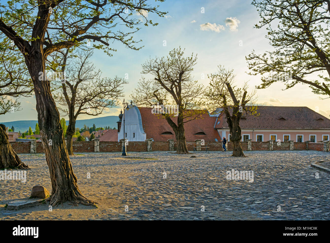 Old square at Saint János church, Szentendre, Hungary Stock Photo Alamy