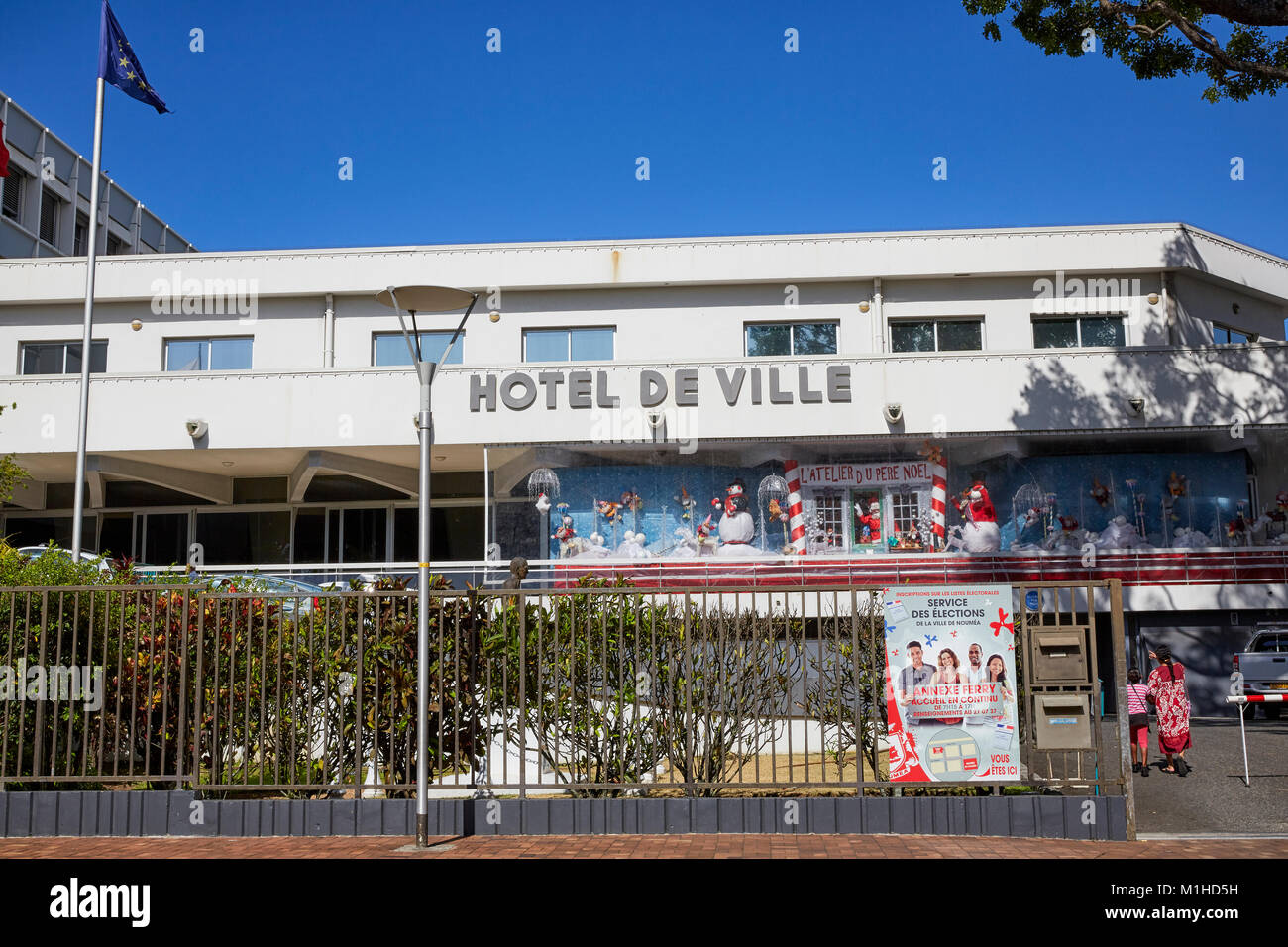 Hotel de Ville, Noumea, New Caledonia (Nouvelle-Caledonie) Stock Photo