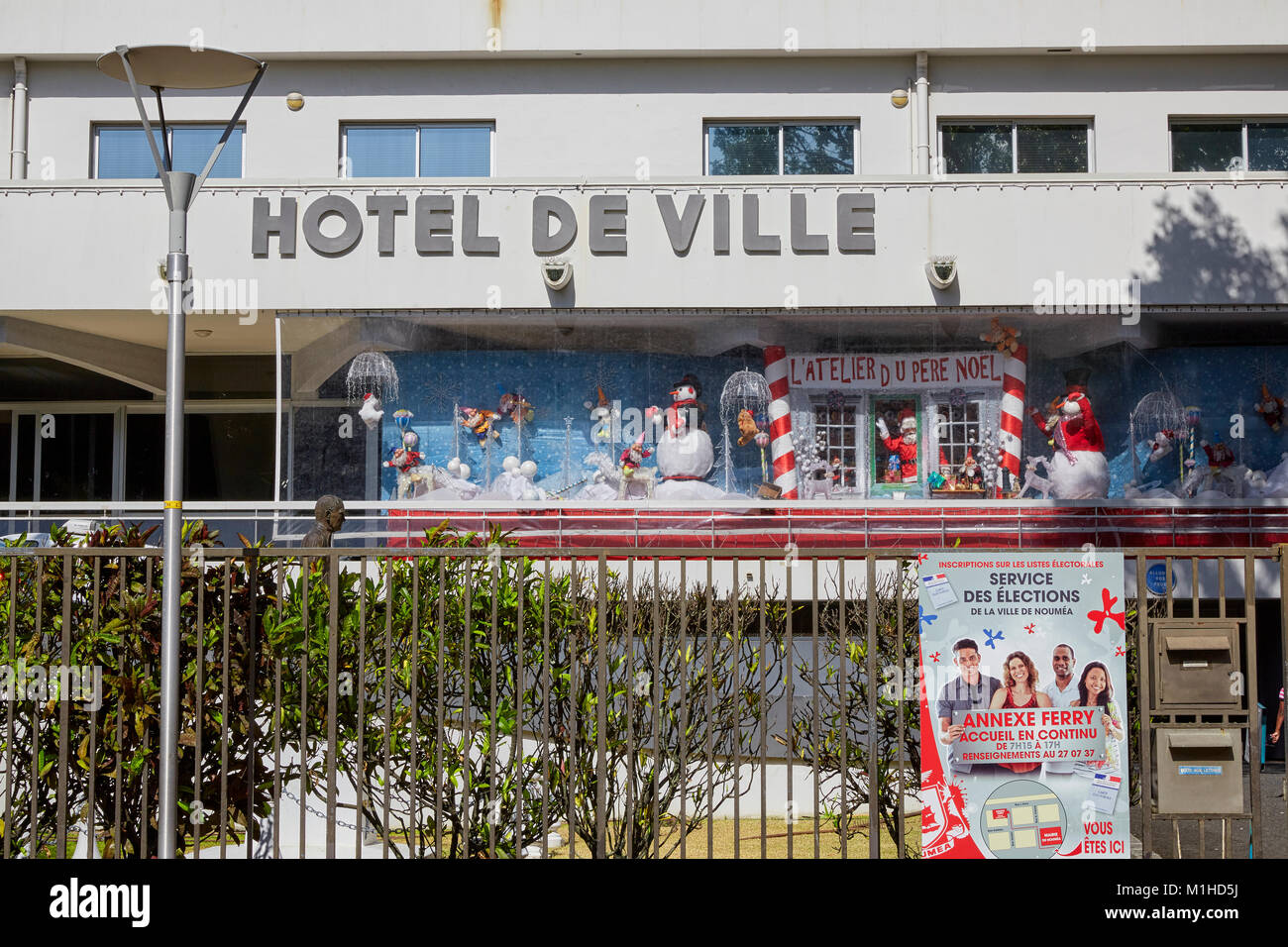 Hotel de Ville, Noumea, New Caledonia (Nouvelle-Caledonie) Stock Photo