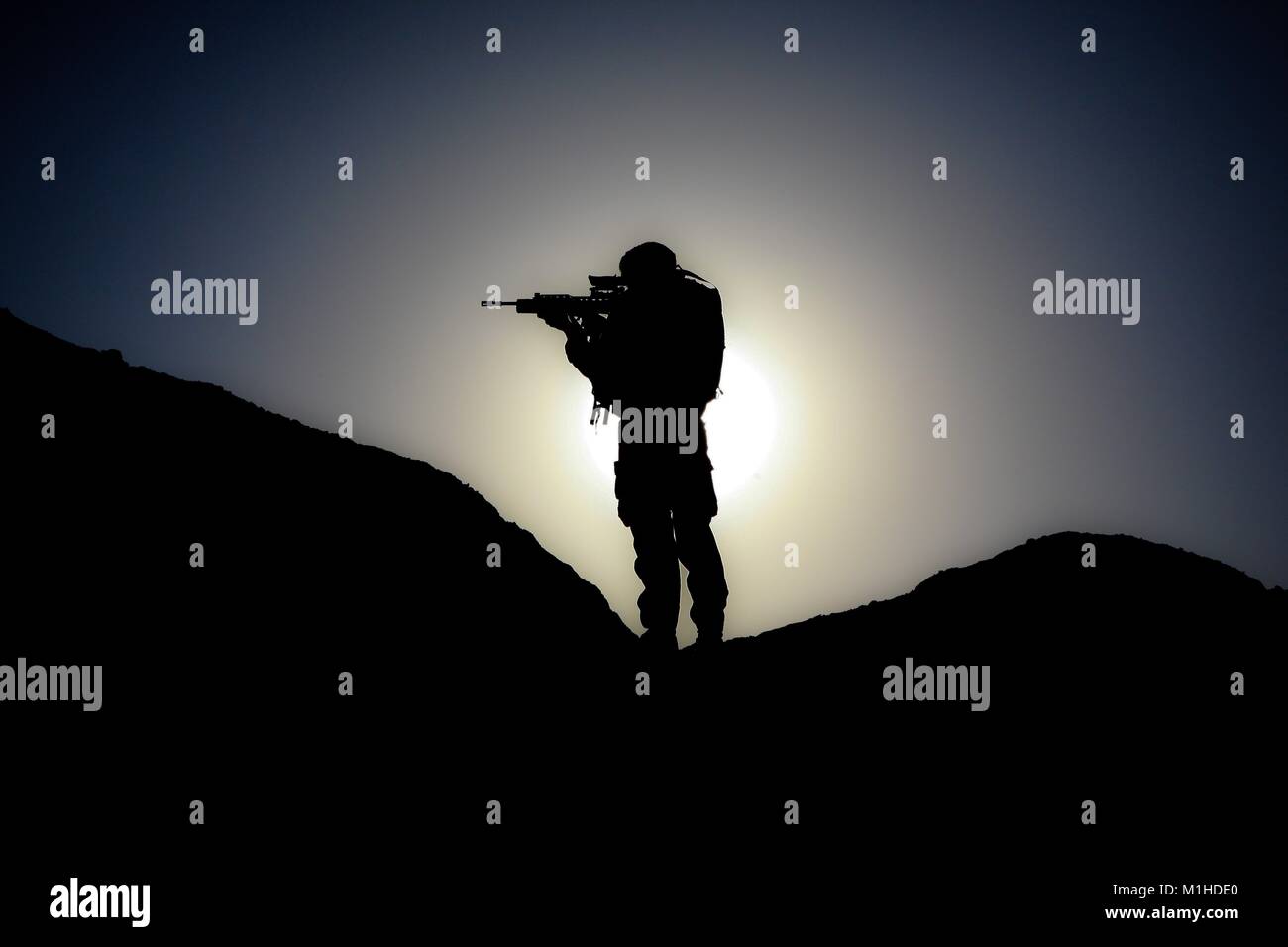 British Royal Marine Commando Afghanistan Stock Photo - Alamy