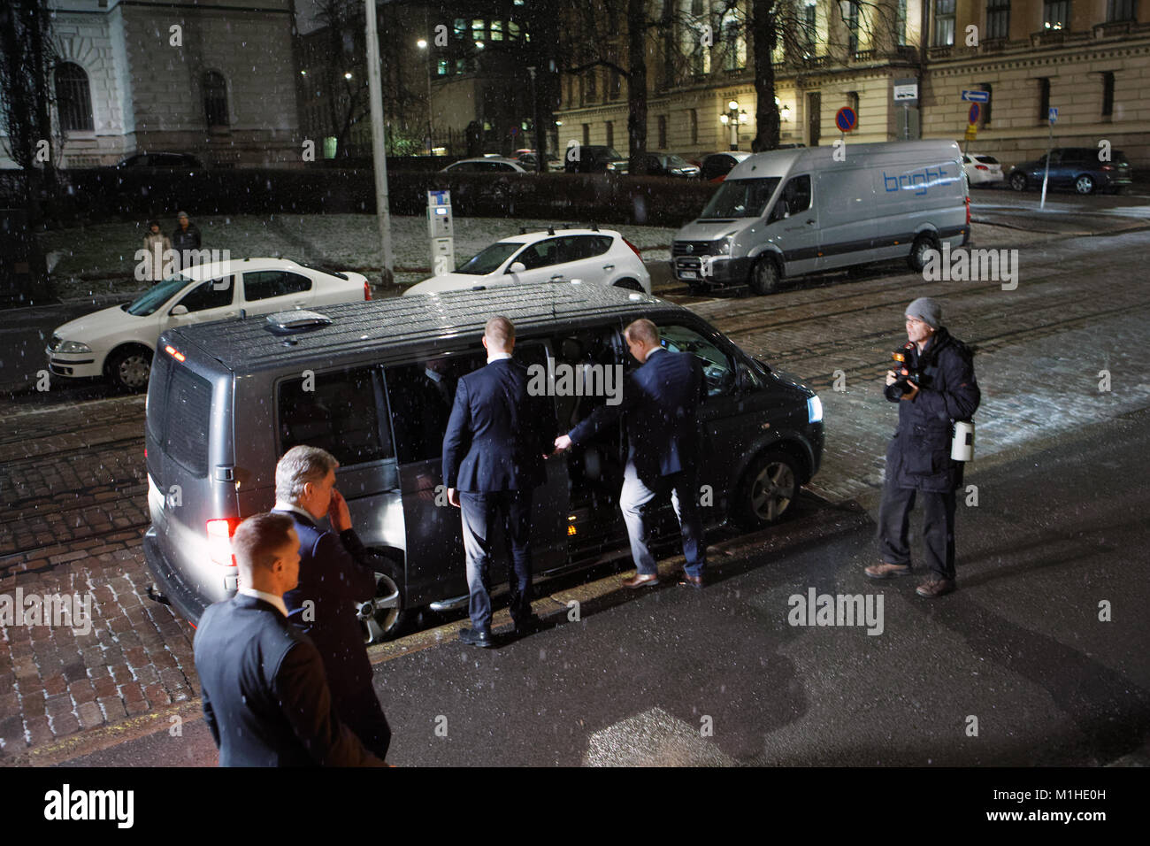 Helsinki presidential guard hi-res stock photography and images - Alamy