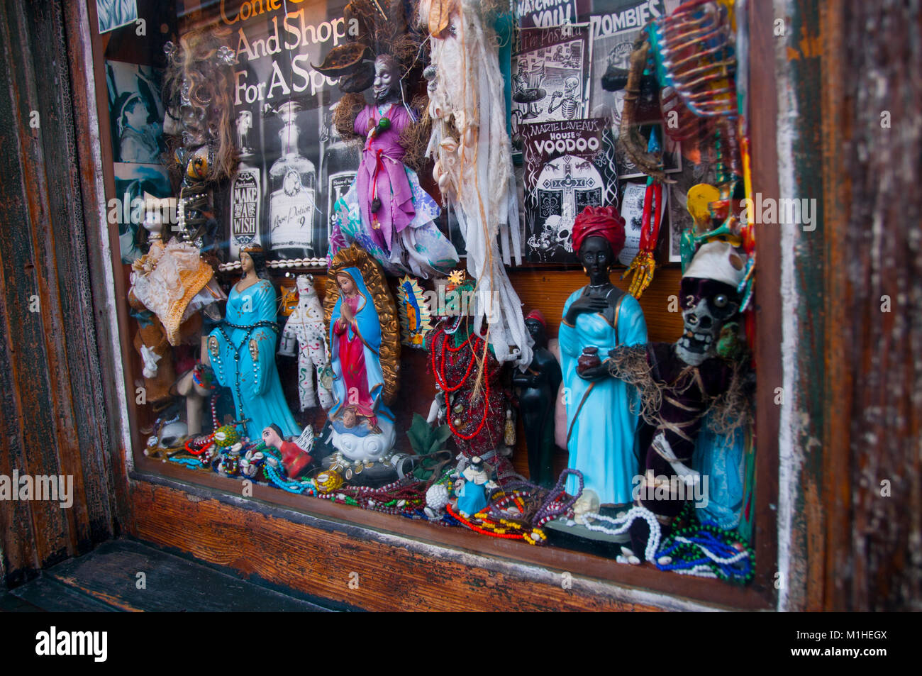Rev. Zombies Voodoo Shop Store exterior New Orleans, Stock Photo