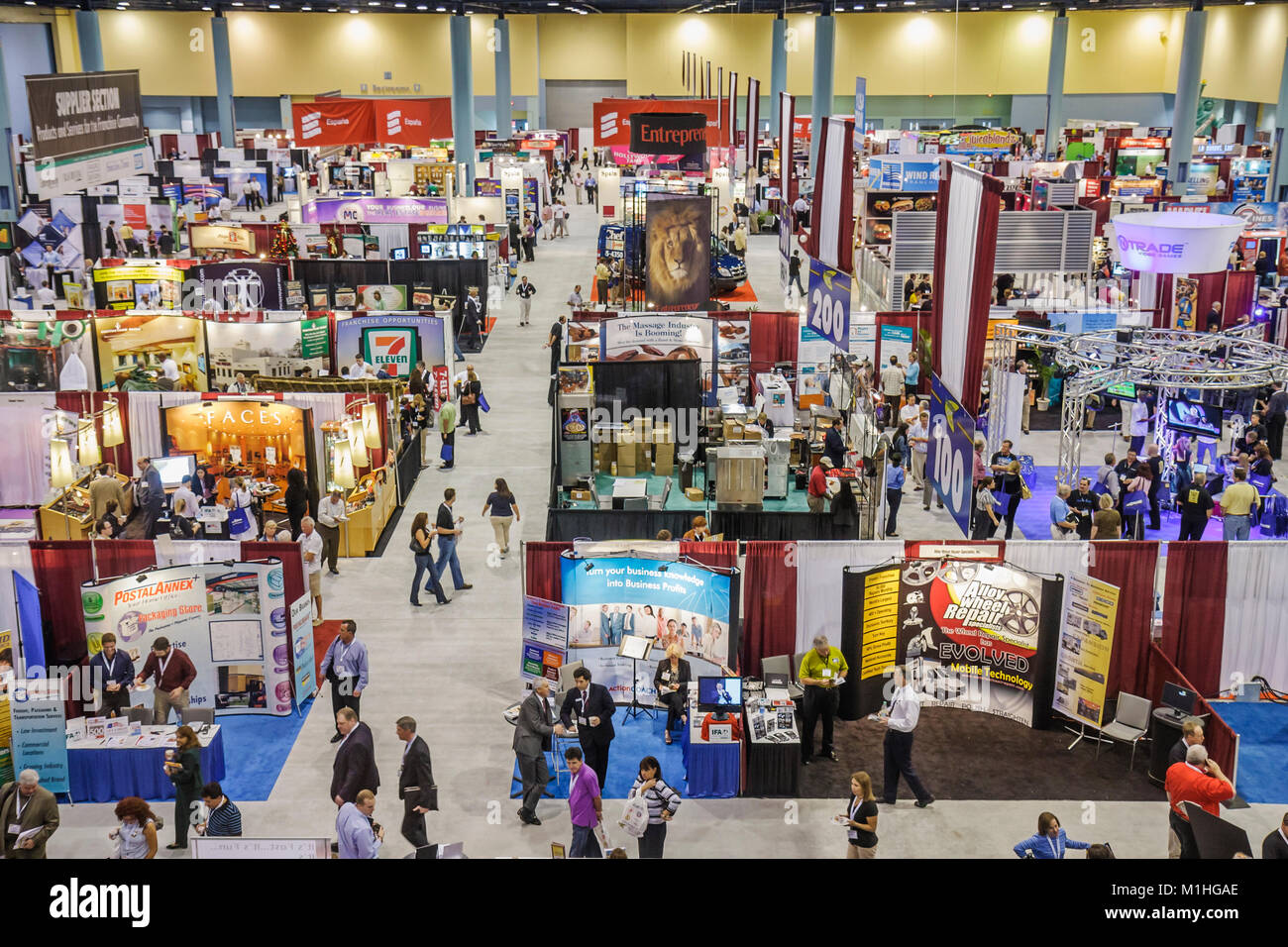 Franchise Expo trade show vendors business booth displays marketing