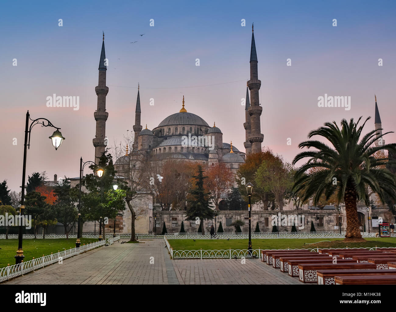 The Blue Mosque, Sultanahmet Camii Istanbul Turkey Stock Photo - Alamy